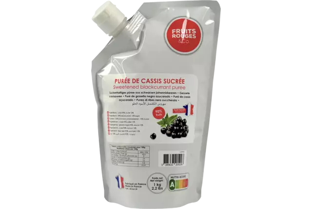 Fruit mash blackberry-cassis 1 kg crade 6 kilo